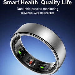 Smart Ring R10 Womens Men Electronic Smartring Blood Oxygen Health Monitor Sleep Monitor 5ATM Waterproof Fitness Tracker