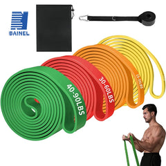 Exercise Resistance Bands Natural Latex Elastic Rubber Workout Fitness Equipment Expander Elastic Rubber Bands for Home Gym