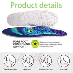 Medical Magnetic Therapy Sports Insoles Massage Foot Weight Loss Slimming Acupressure Insole Anti-fatigue Health Care Shoe Pads