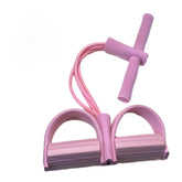 4/6-Tube Pedal Tensioner Multi-Functional Household Fitness Equipment Yoga Abdominal Strengthening Elastic Band Tension Rope