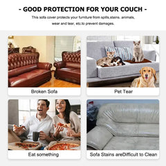 Sofa Cover Elastic For Living Room Home Jacquard Stretch Slipcovers Corner Couch Covers 1/2/3/4 Seater L Shape Free Shopping