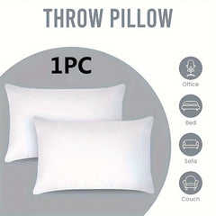 One piece set standard white high rebound pillow cushion core sofa car seat home interior decoration pillow 30x50cm