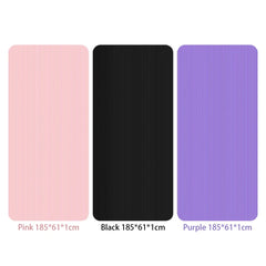 Recently popular hot-seYoga Mat Non Slip Exercise Mat Thick Solid Color Fitness Mat Yoga Workout Mat Multi-Function for Home Gym