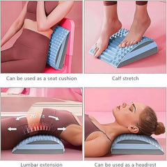 Lumbar Cervical Traction Massage Pillow Relaxation Back Yoga Spine Correction Hump Back Exercise Fitness Stretching Equipments
