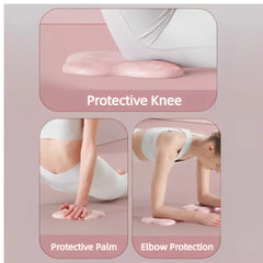 Tpe Thickened Anti Slip Yoga Kneeling Protective Pad Knee Soft Flat Support Slow Rebound Non-Slip Sports Fitness Mat Solid Elbow