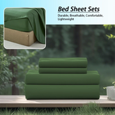 3/4Pcs soft solid color fashionable home bedding set, suitable for all seasons,1 fitted sheet, 1 flat sheet, 1/ 2 pillowcases