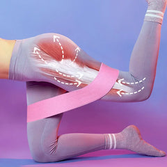 Fabric Resistance Hip Booty Bands Glute Thigh Elastic Workout Bands Squat Circle Stretch Fitness Strips Loops Yoga Gym Equipment