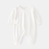 0-6M Baby Girls Boy Rompers Cotton Solid Soft Infant Jumpsuit With Wing Clothes Spring Autumn Newborn Baby Girl Boy Cute Romper