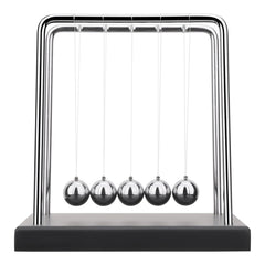 1 PC Newton Cradle Balance Steel Balls Perpetual Motion Collision Ball School Teaching, Physics Science Pendulum Home Decoration
