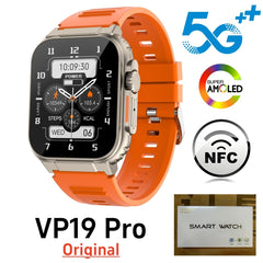 VP19 Pro Smartwatch Touch ID 2.29inch Amoled Android S11 Plus Smart Watch With 8MP Rotary Camera GPS WIFI NFC Google Play Store