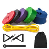 Exercise Resistance Bands Natural Latex Elastic Rubber Workout Fitness Equipment Expander Elastic Rubber Bands for Home Gym