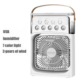 3 In 1 Fan AIr Conditioner Household Small Air Cooler LED Night Light Portable Humidifier Air Adjustment Fan Office Home Fan New