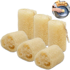1/3pcs Organic Loofahs Loofah Spa Exfoliating Scrubber natural Luffa Body Wash Sponge Remove Dead Skin Made Soap Dishwashing
