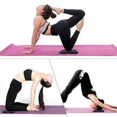 2Pcs Tpe Yoga Kneeling Mats Thickened Anti Slip Yoga Kneeling Protective Pad Sport Fitness Elbow Knee Mat Knee Soft Flat Support