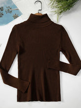 JMPRS Turtleneck Sweater Women Fashion Simple Winter Pullover Jumper High Elastic Knitted Fall Female Basic Tops Casual Blouse