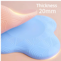 Tpe Thickened Anti Slip Yoga Kneeling Protective Pad Knee Soft Flat Support Slow Rebound Non-Slip Sports Fitness Mat Solid Elbow