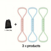 Silicone Resistance Bands Non-Slip Tension Stretch Straps for Fitness Yoga Home & Outdoor Exercise Equipment