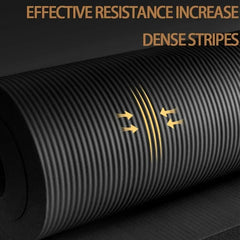 15MM Thicken NBR Yoga Mat Moisture-proof Outdoor Non-Slip Durable Camping Picnic Mat 185x61cm Exercise Gym Fitness Workout