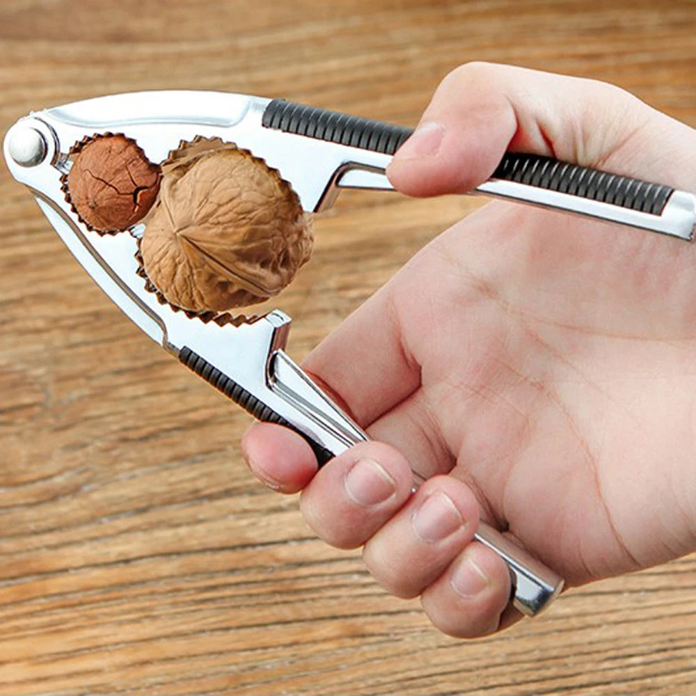 Popular Effective Alloy Nutcrackers Clamp Walnut/Hazelnut/Chestnut/Almond Nut Pliers Useful Kitchen Shellers For Home Restaurant