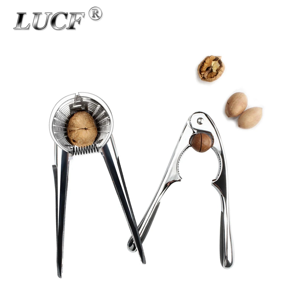 Popular Effective Alloy Nutcrackers Clamp Walnut/Hazelnut/Chestnut/Almond Nut Pliers Useful Kitchen Shellers For Home Restaurant