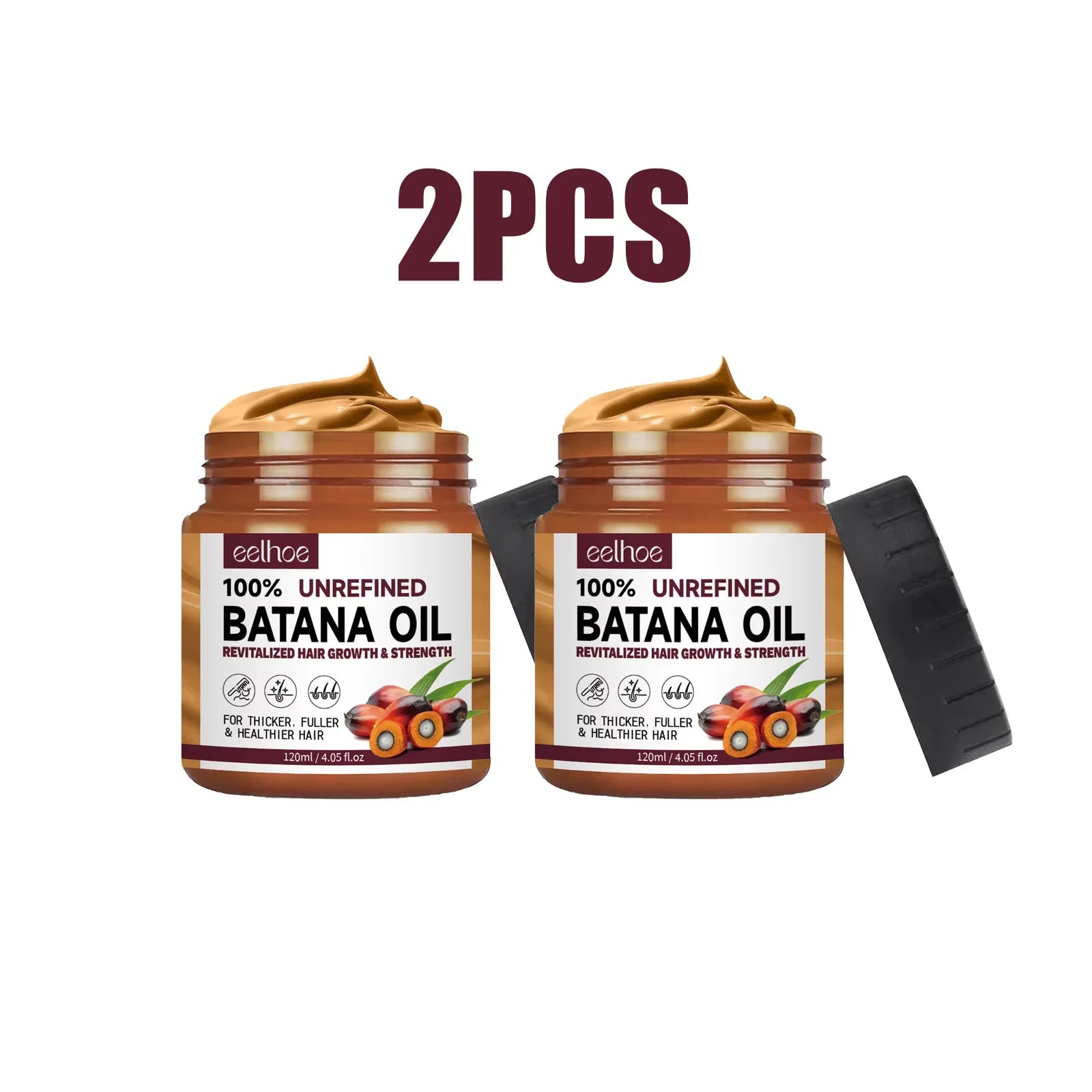 100% Pure Organic Hair Mask Batana Oil Hair Growth Oil Natural Treatment Nourish Reduce Hair Loss Anti-Breakage Hair Products