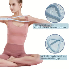 Silicone Resistance Bands Non-Slip Tension Stretch Straps for Fitness Yoga Home & Outdoor Exercise Equipment