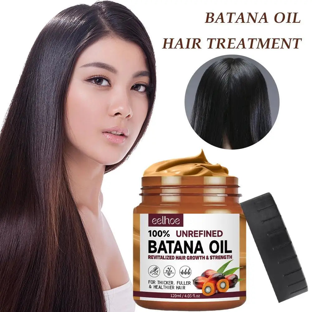 Anti-loss Hair 100% Pure Organic Hair Mask Batana Oil Hair Growth Oil Natural Treatment Nourish Reduce Hair Products 120ml