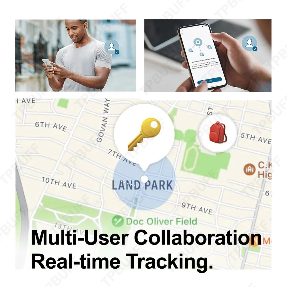 Dual System Gps Tracker Google Find My Android Airtag Smart Activity Trackers Wearable Devices Gps Kids Locator Smart Electronic