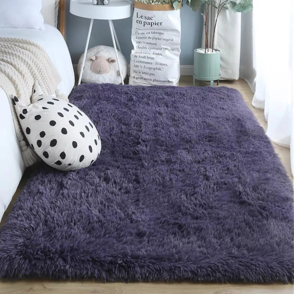 VIKAMA Rugs And Carpets For Home Living Room Fluffy Furry Big Rug Hallway Entrance Door Mats Teen Room Decoration Carpet