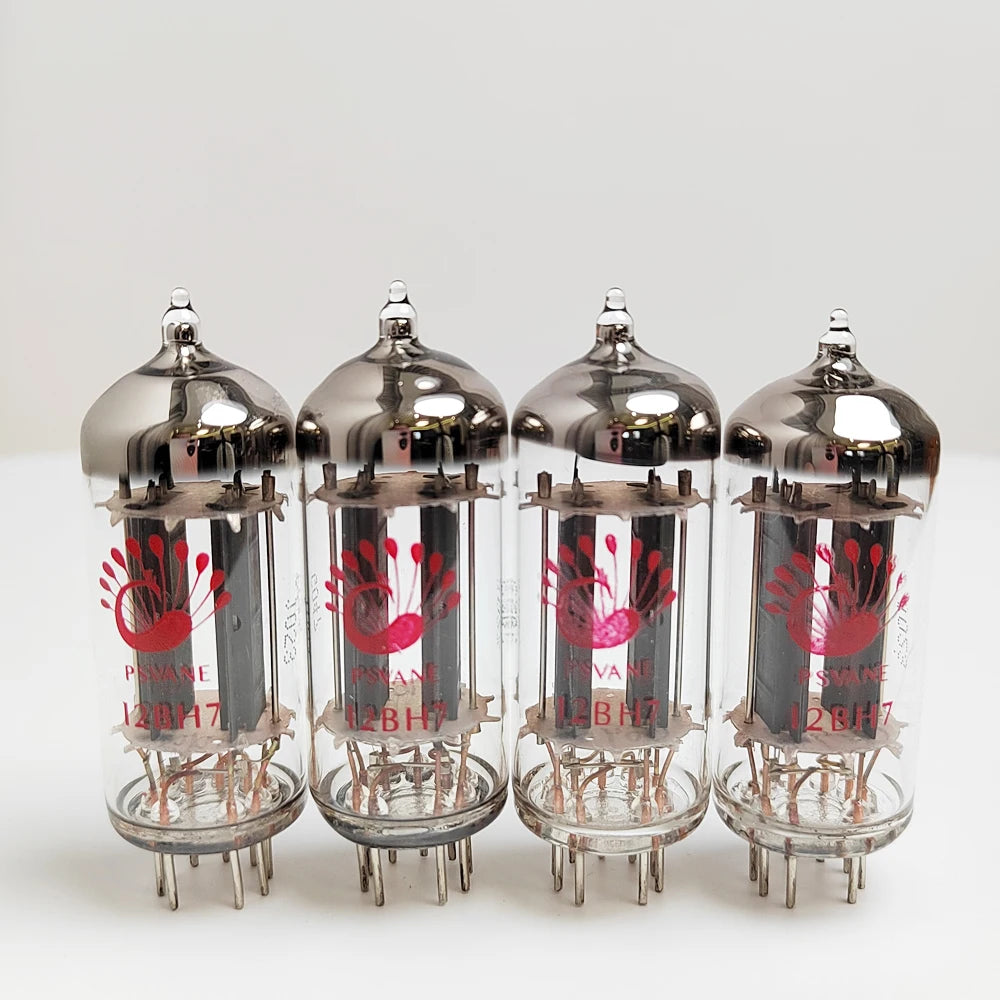 PSVANE HIFI 12BH7 Vacuum Tube Valve Replace 12BH7A 6N6 7119 for Audio Valve Electronic Tube Amplifier Kit DIY Matched Quad