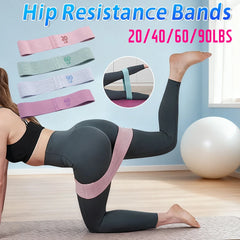 Resistance Bands for Legs and Butt Hip Glute Thigh Booty Bands Elastic Workout Bands Fitness Strips Loops Yoga Gym Equipment