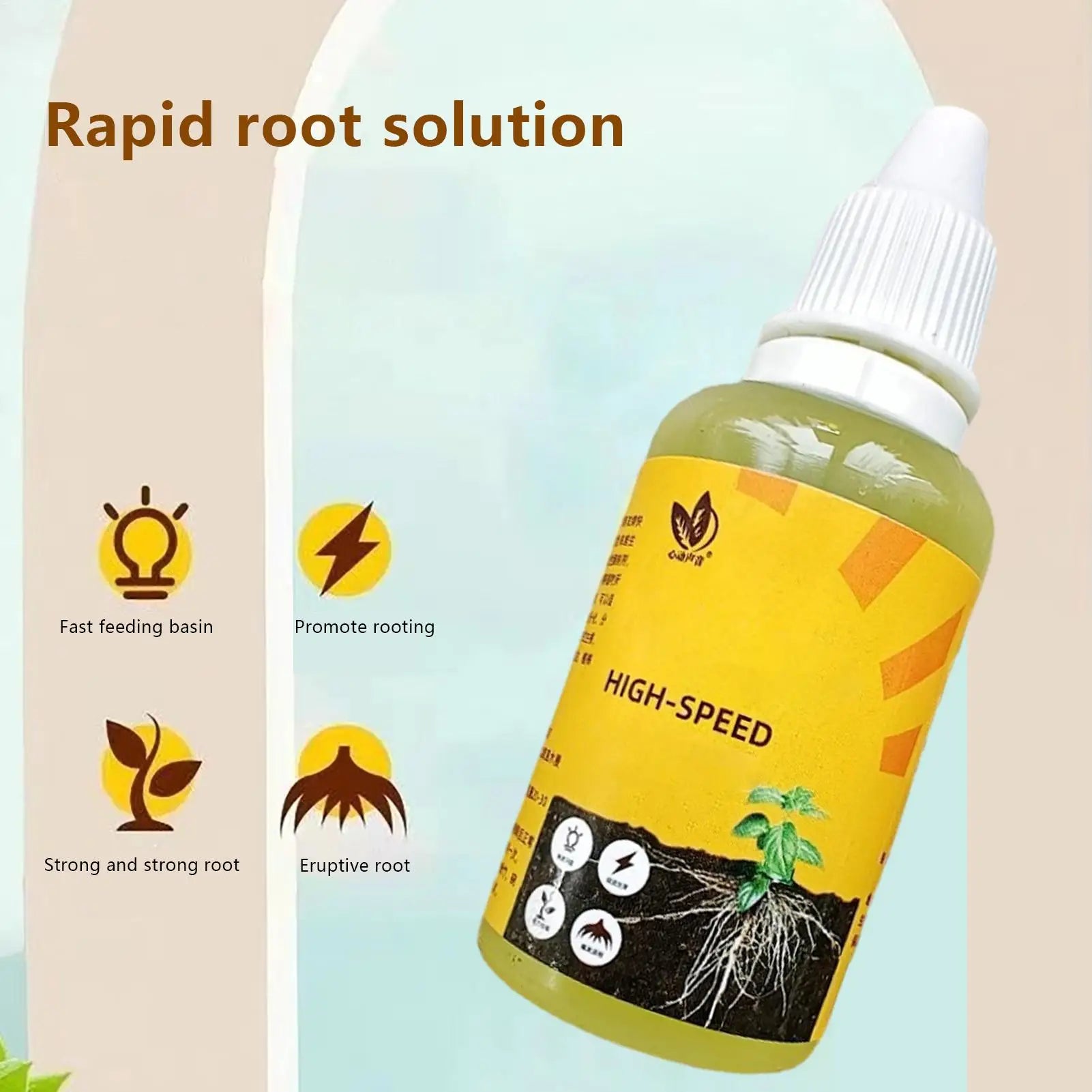 50ml Plant Rooting Stimulator Liquid Plant Root Booster Liquid Rapid Rooting Agent Liquid Fertilizer Strong Rooting Stimulator