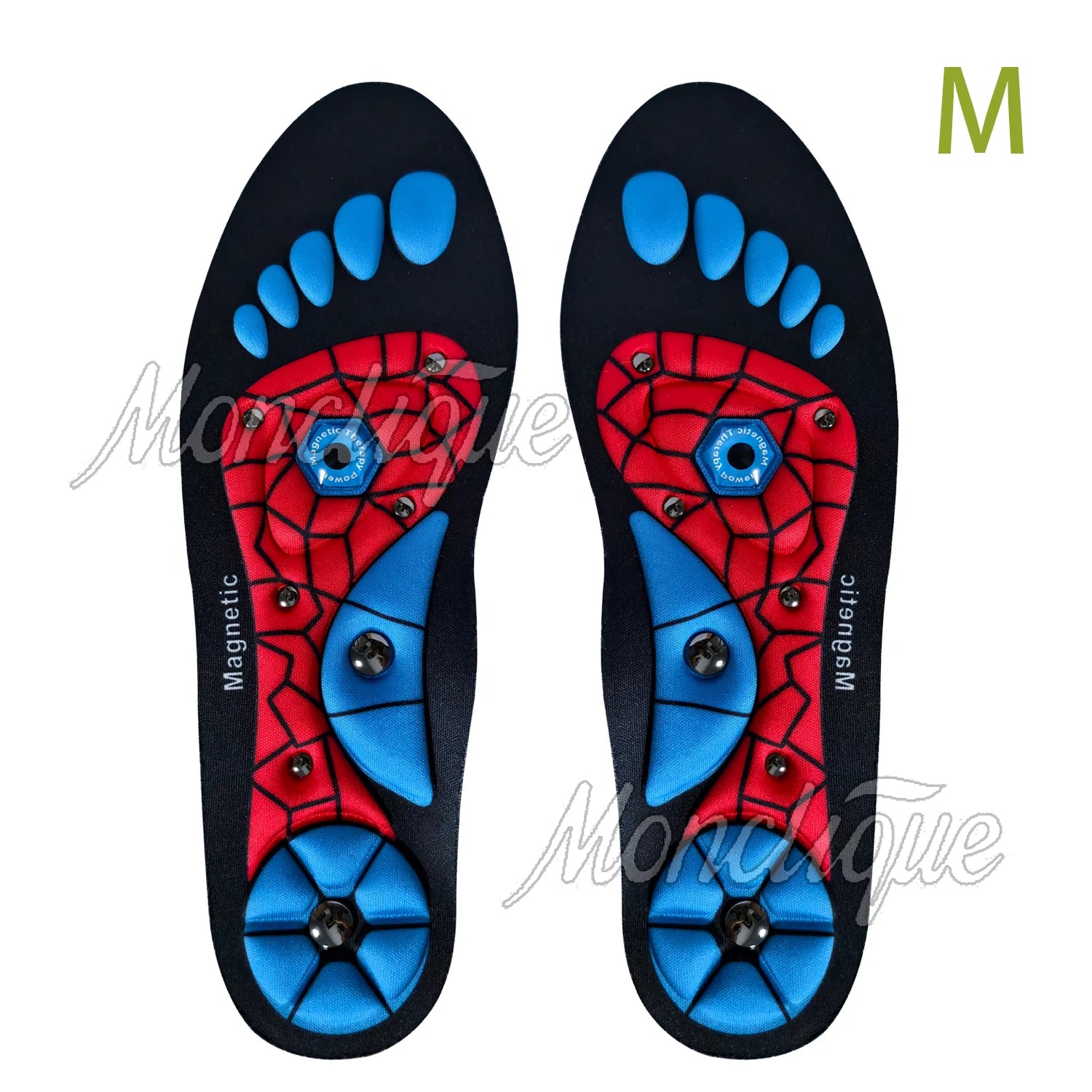 Medical Magnetic Therapy Sports Insoles Massage Foot Weight Loss Slimming Acupressure Insole Anti-fatigue Health Care Shoe Pads