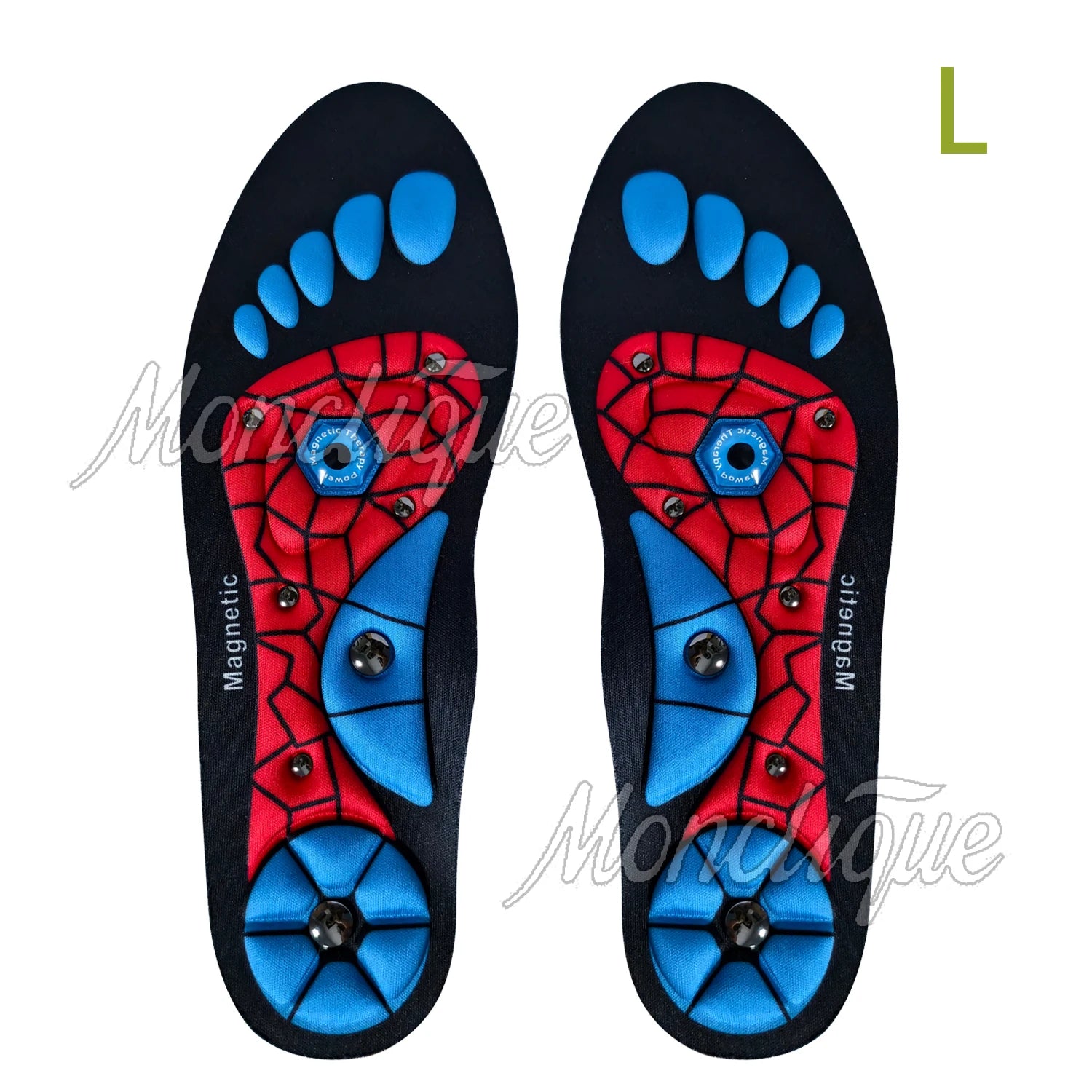 Medical Magnetic Therapy Sports Insoles Massage Foot Weight Loss Slimming Acupressure Insole Anti-fatigue Health Care Shoe Pads