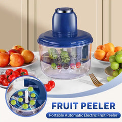 Automatic Fruit Peeler Machine Wireless Portable Grape/Apple/ Garlic/plum/Peach Peeler for Home, Fast & Easy Kitchen Gadget
