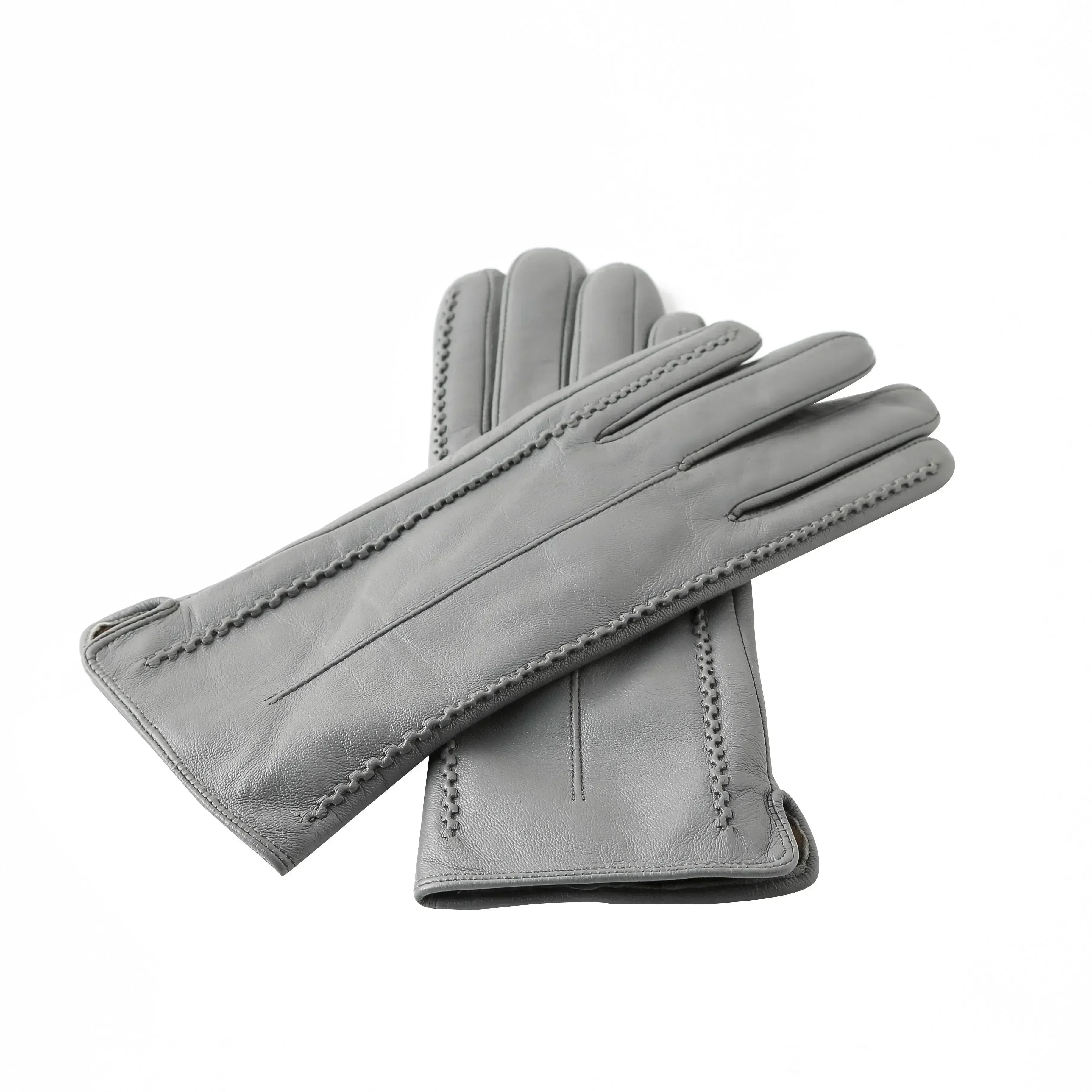 Women's Sheepskin Good Quality Gloves Winter Warm Plus Velvet Short Thin Touch Screen Driving Color Women's Leather Gloves