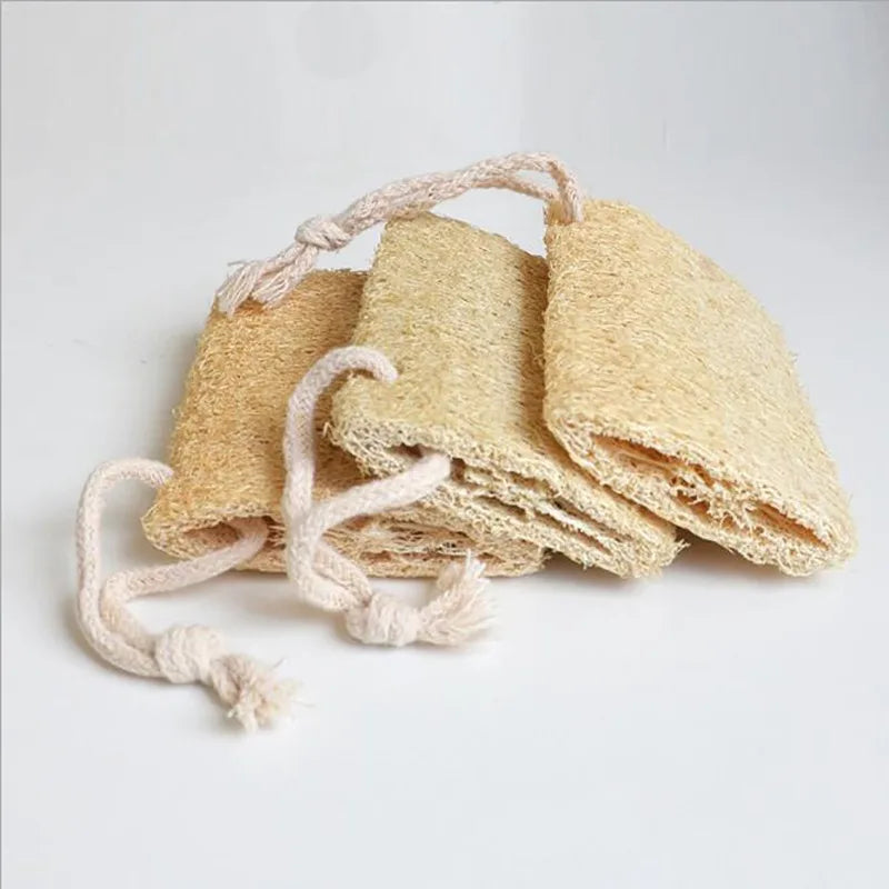 1/3pcs Organic Loofahs Loofah Spa Exfoliating Scrubber natural Luffa Body Wash Sponge Remove Dead Skin Made Soap Dishwashing