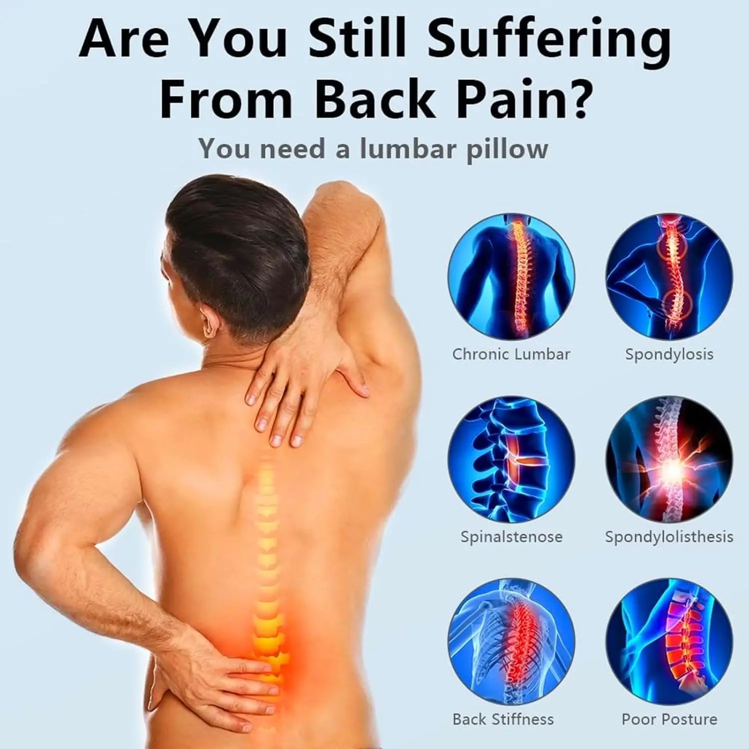 Lumbar Cervical Traction Massage Pillow Relaxation Back Yoga Spine Correction Hump Back Exercise Fitness Stretching Equipments