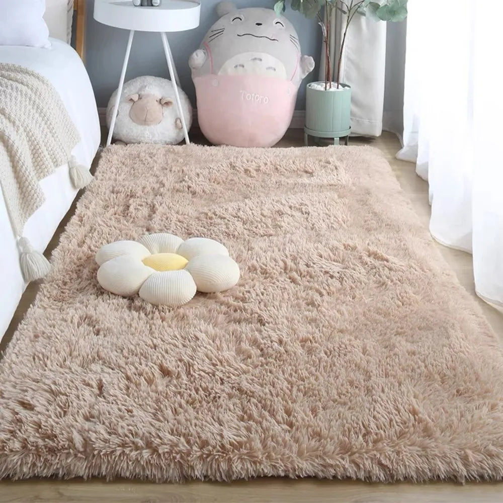 VIKAMA Rugs And Carpets For Home Living Room Fluffy Furry Big Rug Hallway Entrance Door Mats Teen Room Decoration Carpet