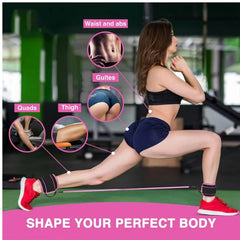 Ankle Strap Resistance Bands Hip Leg Strength Pull Rope Fitness Elastic Training Home Yoga Pilate Crossfit Workout Gym Equipment