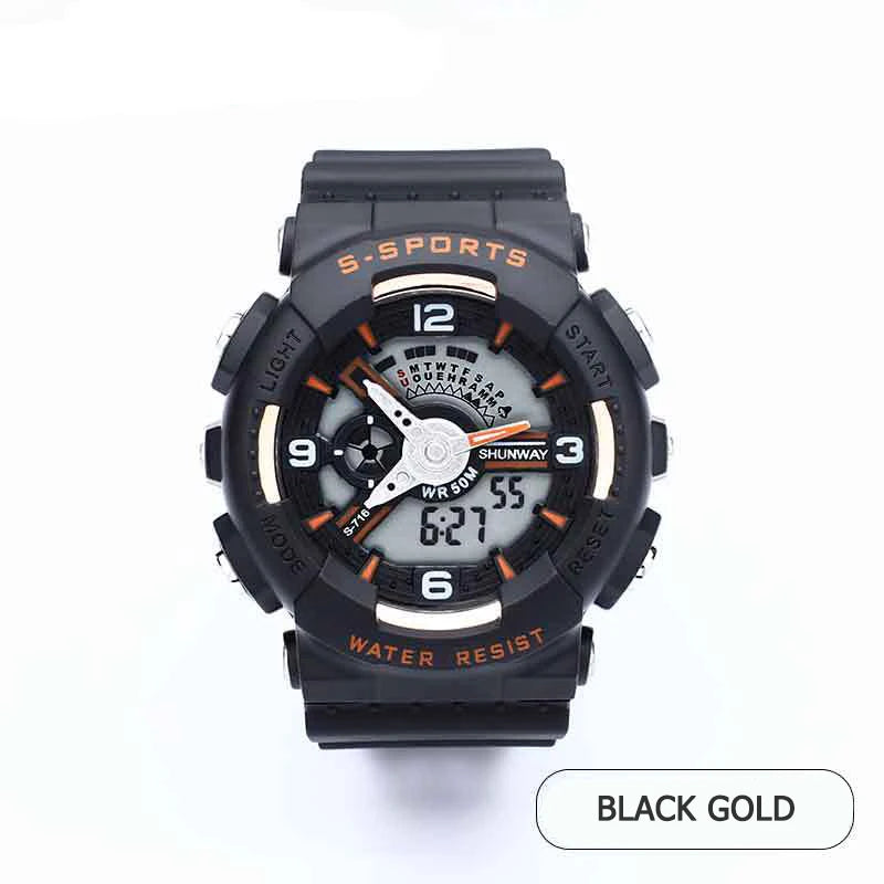 CE120 Casual and fashionable Men watch, waterproof night light display electronic watches, sports clock, gift watches for man