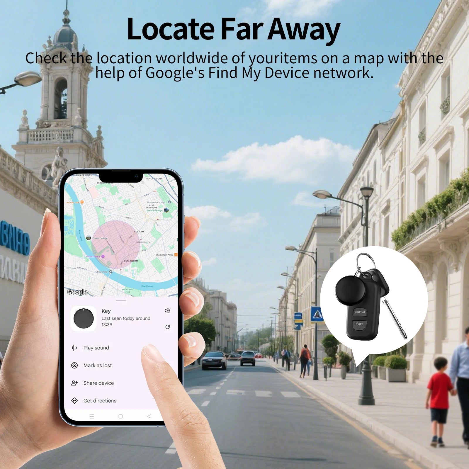 Mini Tag  Smart Tracker Android Google Find My Locator Air Tag Car Gps Tracking Device Gps Tracker Bicycle Electronics Security