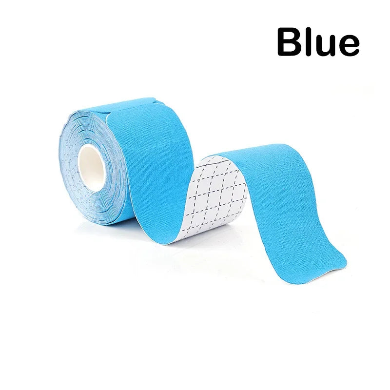 5cmX5m Pre Cut Kinesiology Tape Elastic Exercise Muscle Patch Type I Waterproof and Breathable Sports Fitness Intramuscular Tape
