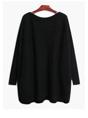 [EAM] Big Size Knitting Sweater Loose Fit  Turtleneck Long Sleeve Women Pullovers New Fashion Tide Spring Autumn 2025 19A-a43