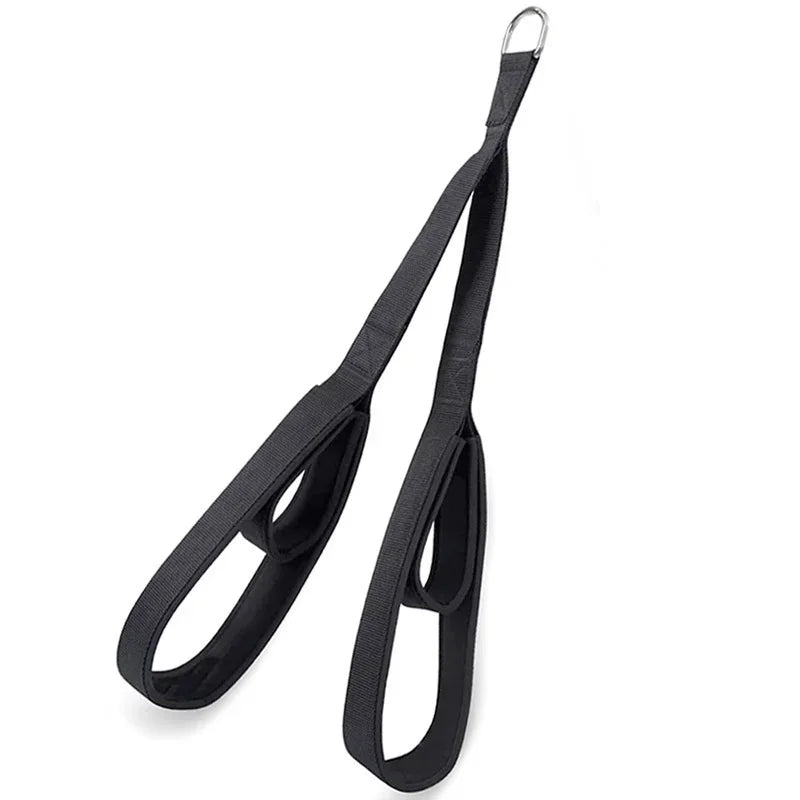 Fitness Tricep Arm Strength Rope Pull Down Workout Tricep Rope Cable Attachment Strength Training Pulldown Extension Rope