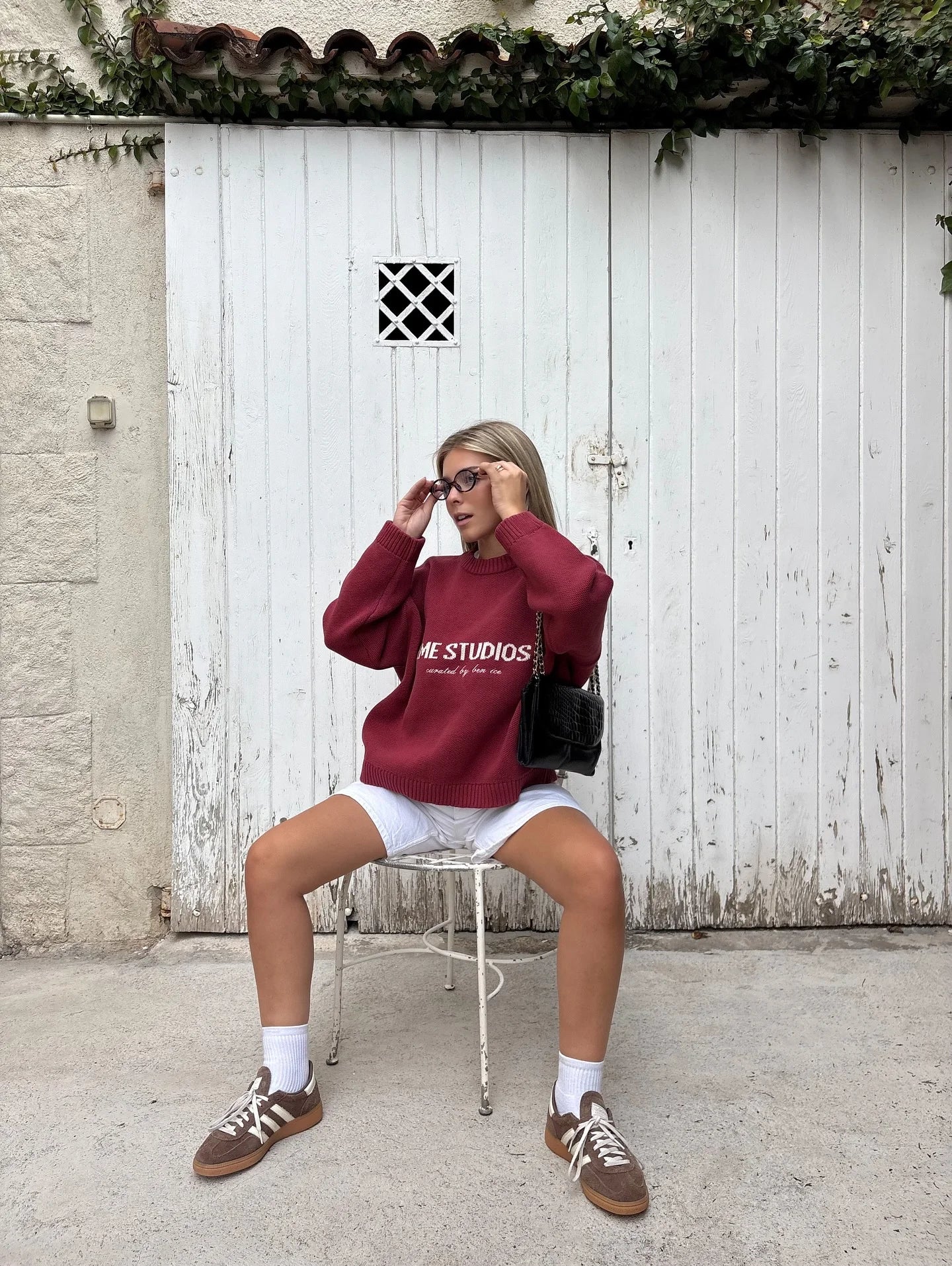 Winter Warm Loose Simple Sweater Women American Fashion Brand New Sweater Letter Embroidery Pullover Oversized Sweater Men