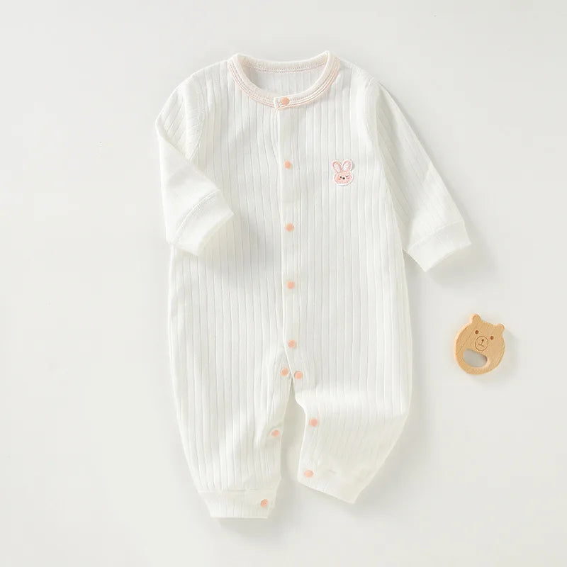 Baby Clothes Jumpsuit Spring Autumn Boy Newborn Long-sleeved Crawling Clothes Infant Baby Pajamas Pure Cotton Baby Clothes