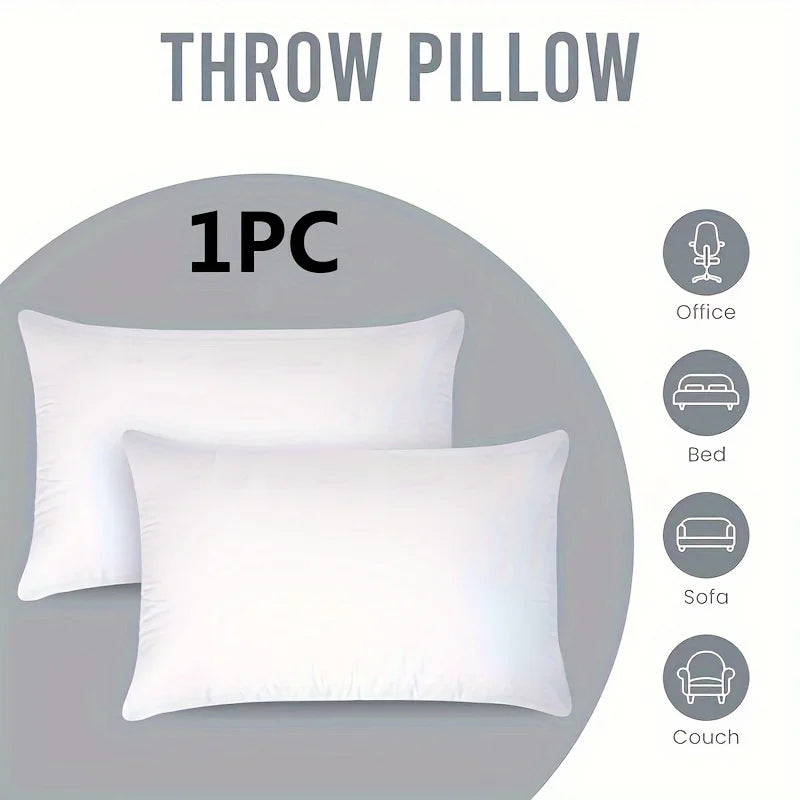 One piece set standard white high rebound pillow cushion core sofa car seat home interior decoration pillow 30x50cm