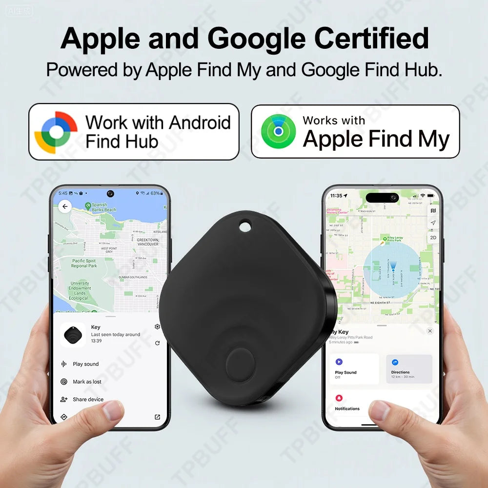 Dual System Gps Tracker Google Find My Android Airtag Smart Activity Trackers Wearable Devices Gps Kids Locator Smart Electronic