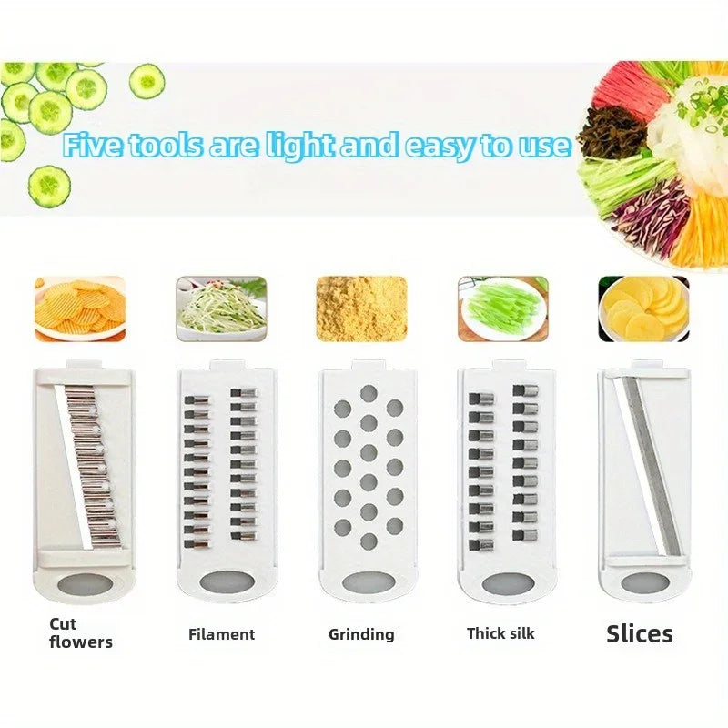 Mandoline Slicer for Kitchen 7-in-1 Mandoline Food Slicer,Potato/Cheese/Vegetable/Carrot/Cucumber Grater